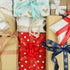 Navy Colour with Happy Birthday Prints Satin Ribbon